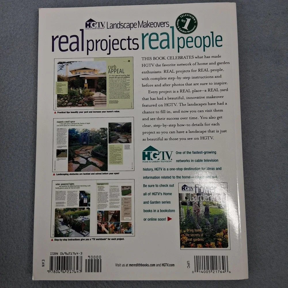 HGTV Landscape Makeovers - 50 Projects for a Picture-Perfect Yard Soft Cover